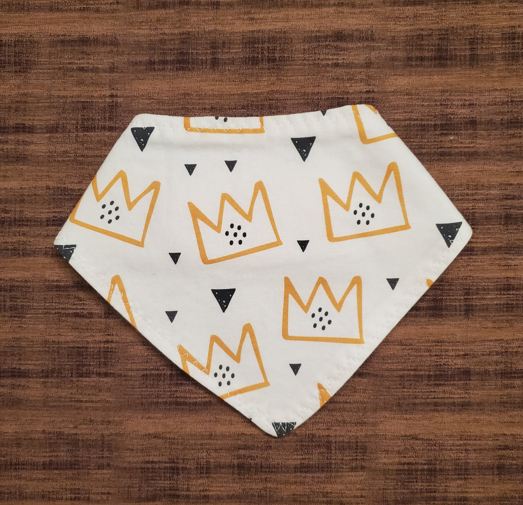 Crowns Bandana Bib