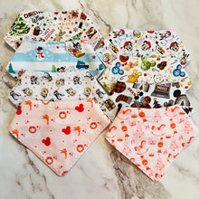 Load image into Gallery viewer, Disney Christmas Bandana Bibs
