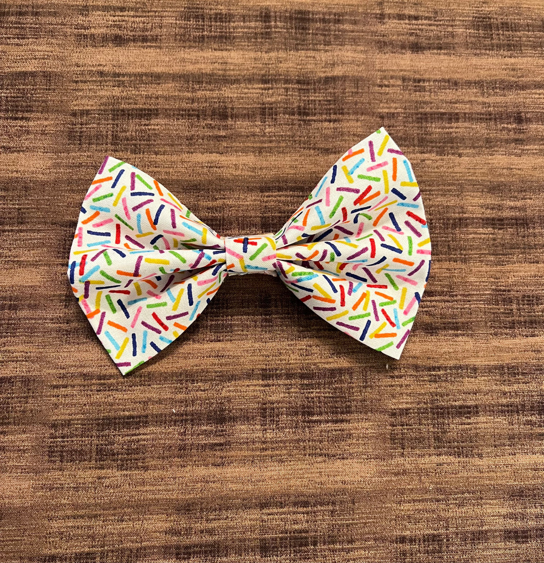 Rainbow Sprinkles Bow