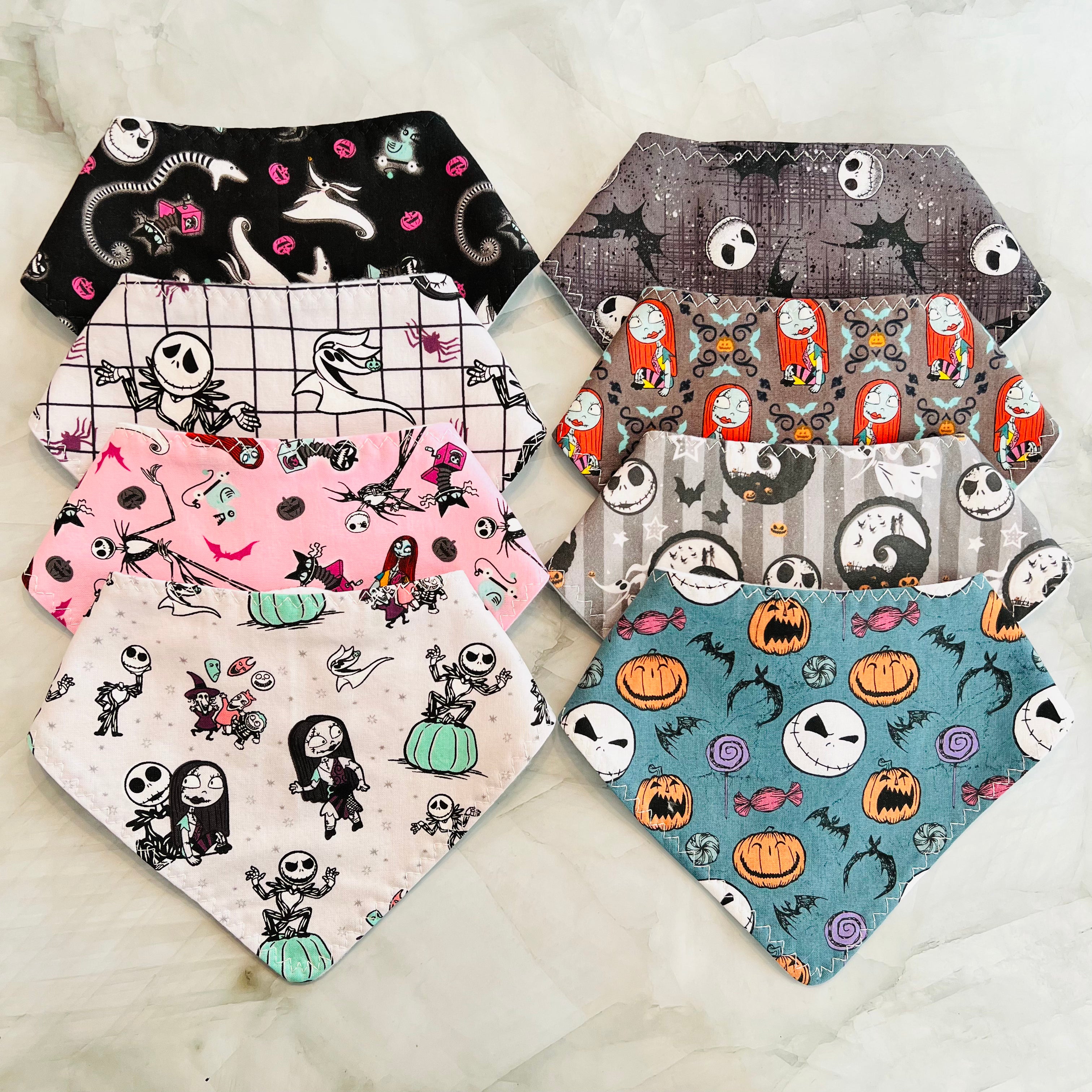 Nightmare Before Christmas Bandana Bibs – Bibz and Babez