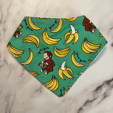 Load image into Gallery viewer, Curious George Bandana Bibs
